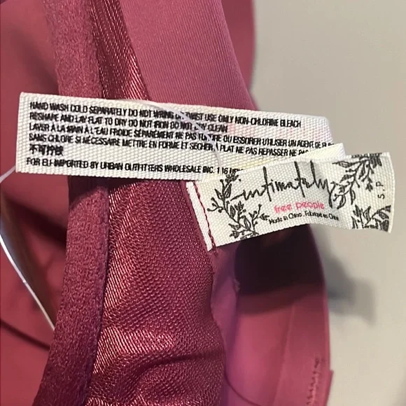 SOLD—Intimately Free People Naomi Underwire Bralette NWT Color Rose Size Small - Picture 7 of 9